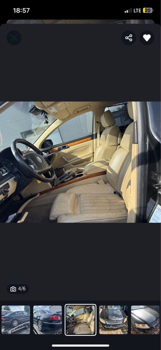 VW Phaeton 2005r. / 3,2benzyna / kolor LR9V / sprzedam na części