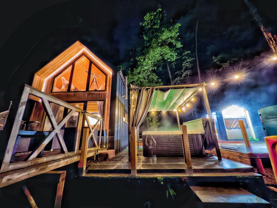 Boże Narodzenie sylwester Domek jacuzzi sauna Sandomierz jezioro