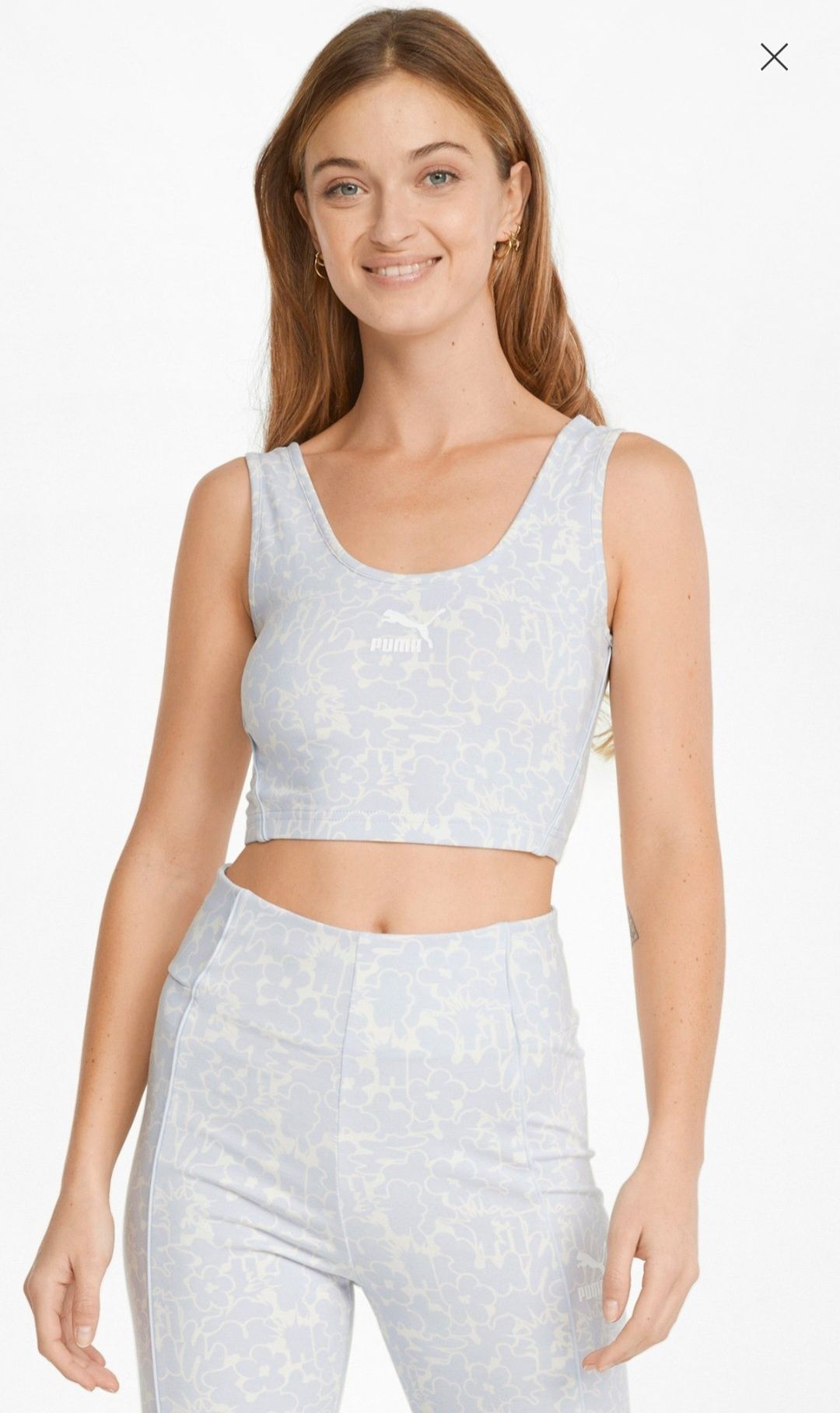 Топ/бра Puma/ Пума summer resort bralette.