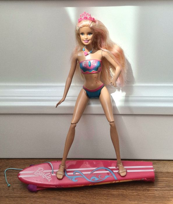 Lalka Barbie Surferka Syrenka Merliah Podwodna Tajemnica