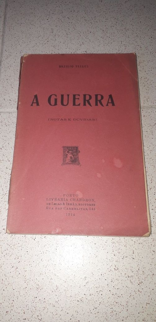 A Guerra (Notas e Dúvidas) Bazilio Telles (1914)