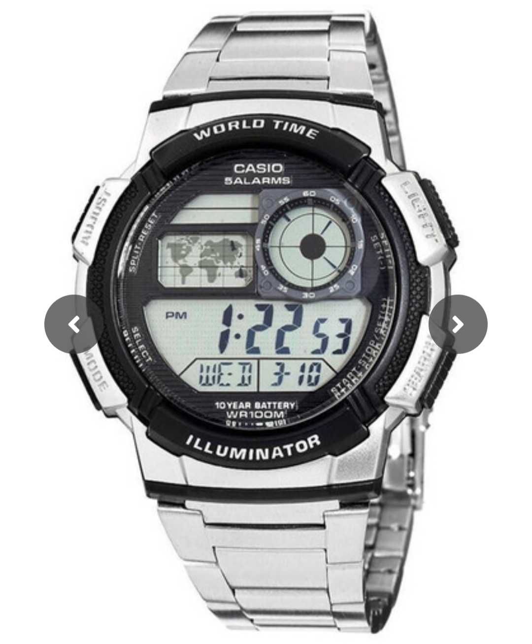 Zegarek męski Casio Ae-1000Wd-1Avdf world time