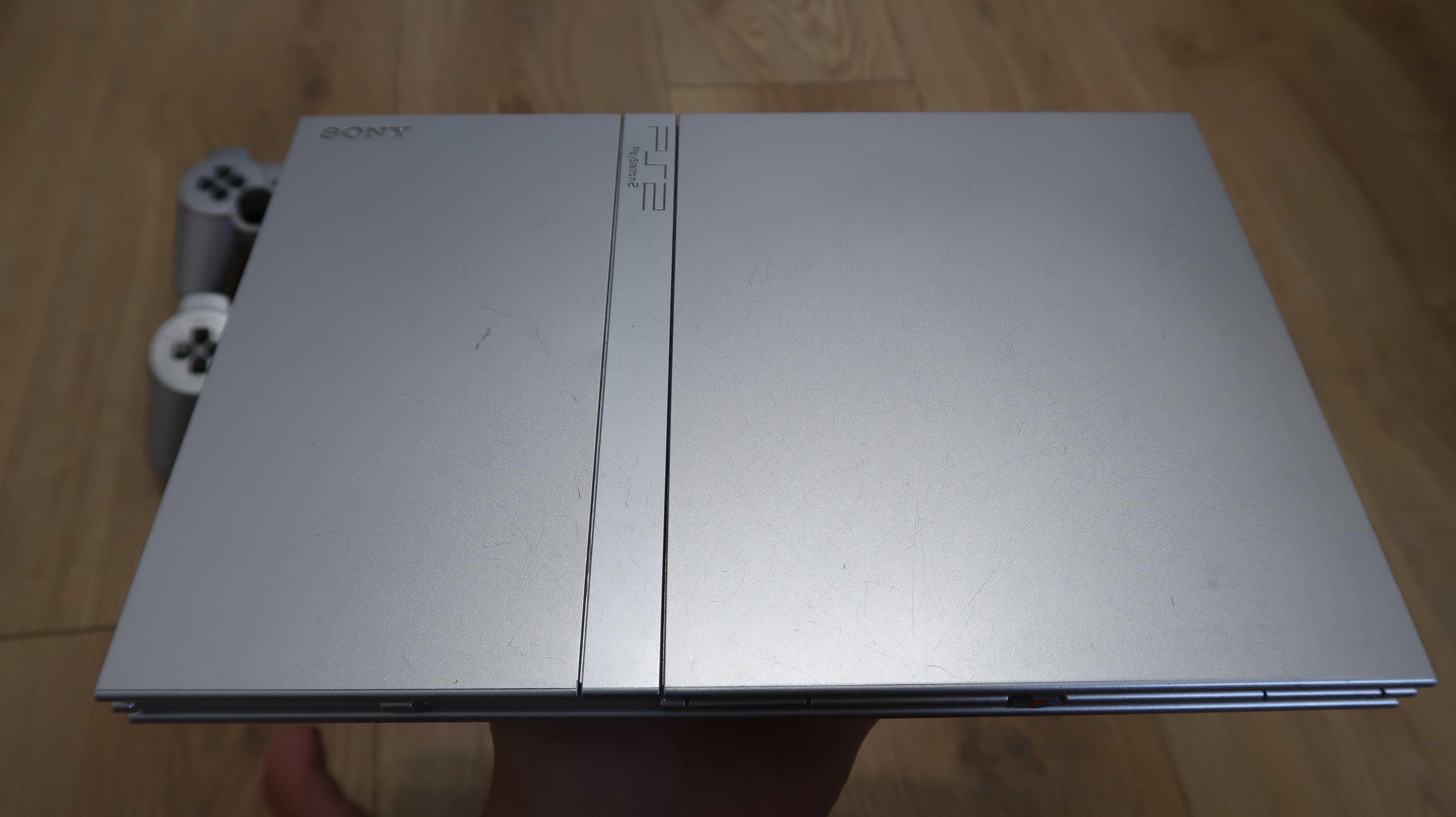 PlayStation 2 Zestaw FMCB Silver Srebrna
