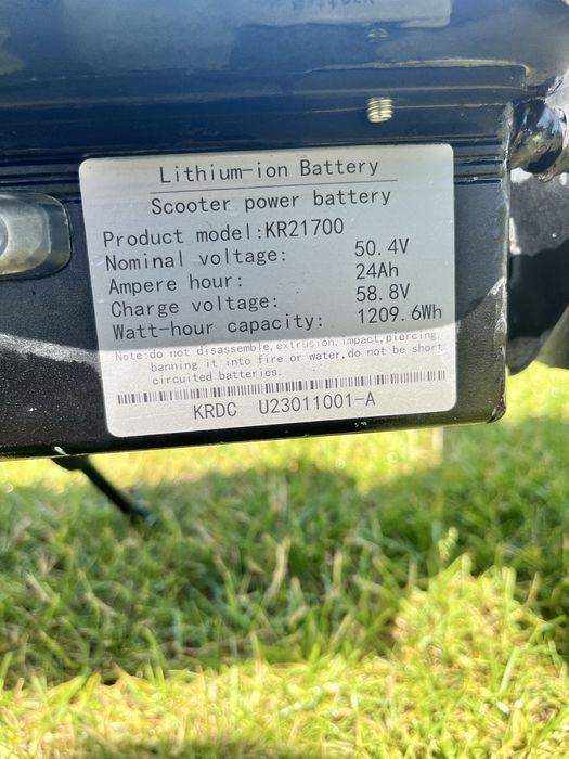 Електросамокат 2 мотора 4000w 70км/г