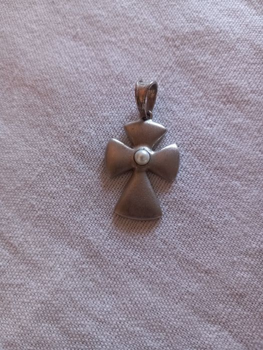 Pendente em prata com pérola
