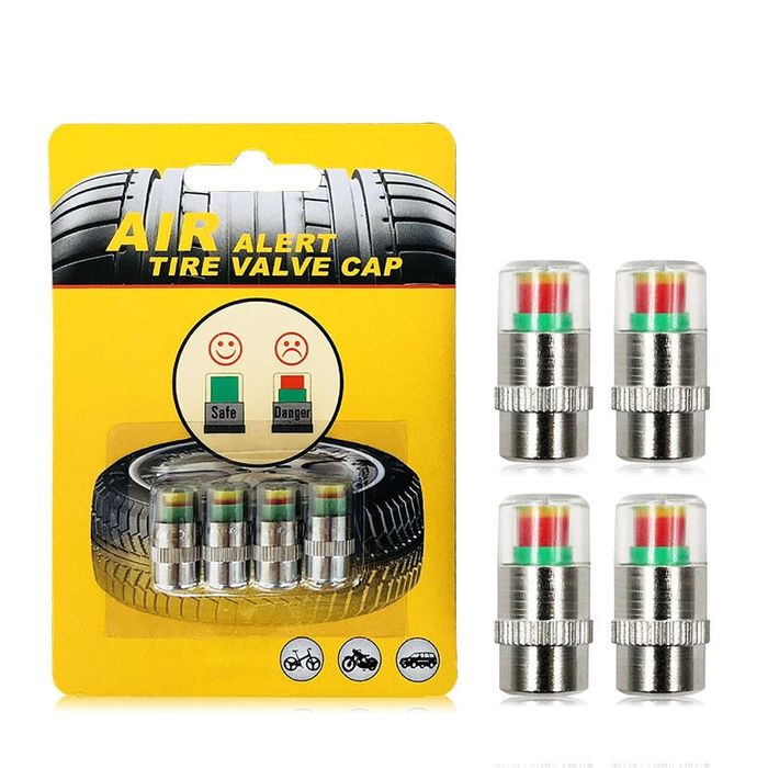 Колёсные колпачки индикаторы давления в шинах 2.4бар, датчики на нипп