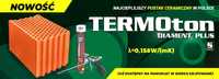 TERMOton P+W 25 DIAMENT Plus Λ = 0,158 W/(mK) Najcieplejszy pustak