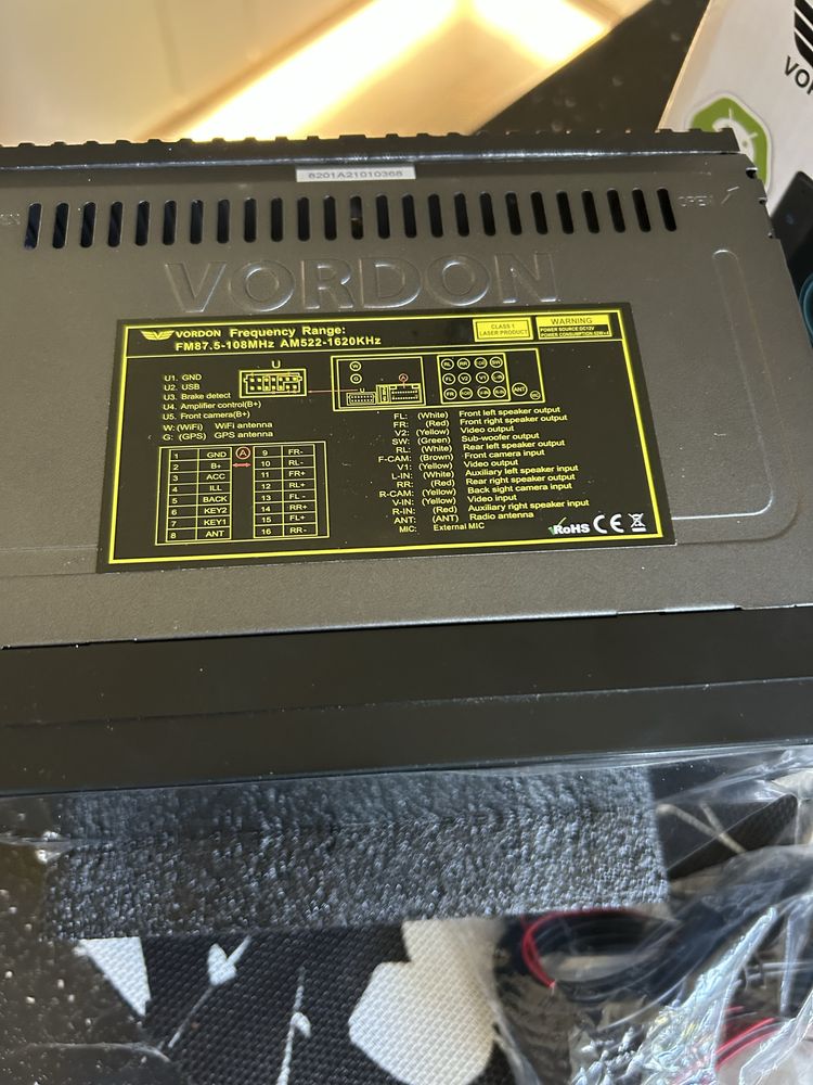 Radio Vordon AC-8201A 2DIN