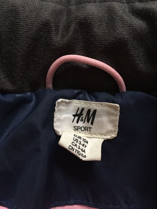 Тепла курточка 3-4 р від h&m