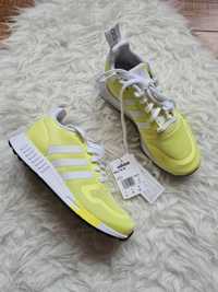 XA202 adidas buty sportowe żółte białe oryginalne 37 neonowe