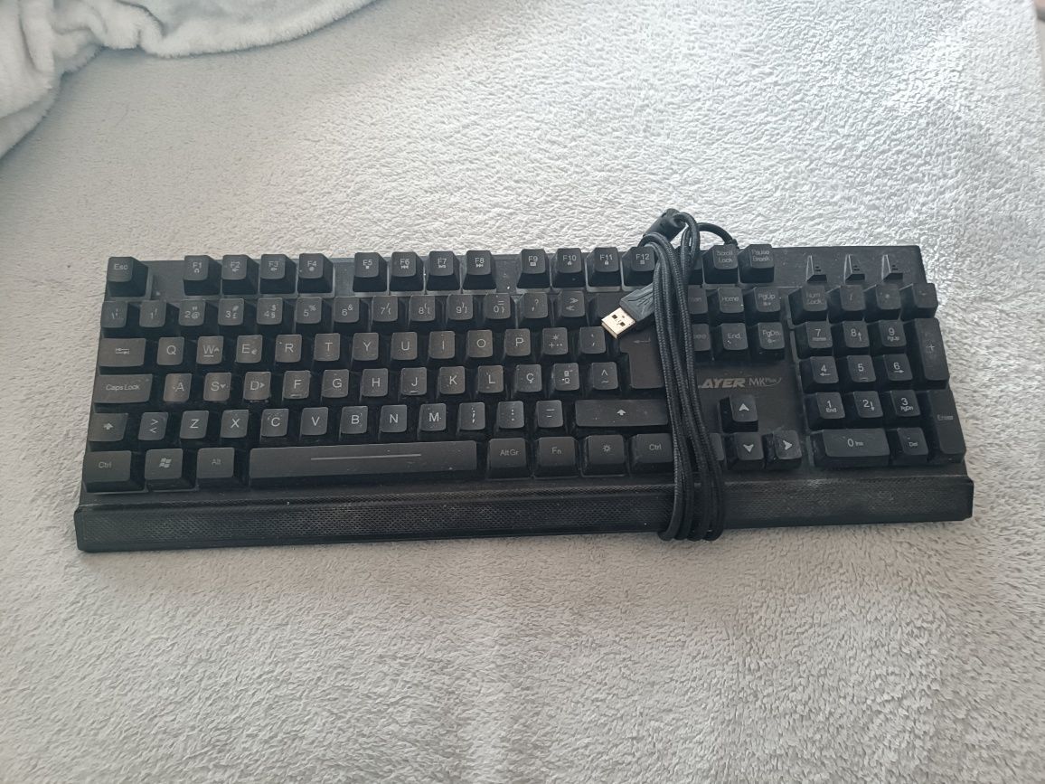 Rato e teclado gamer