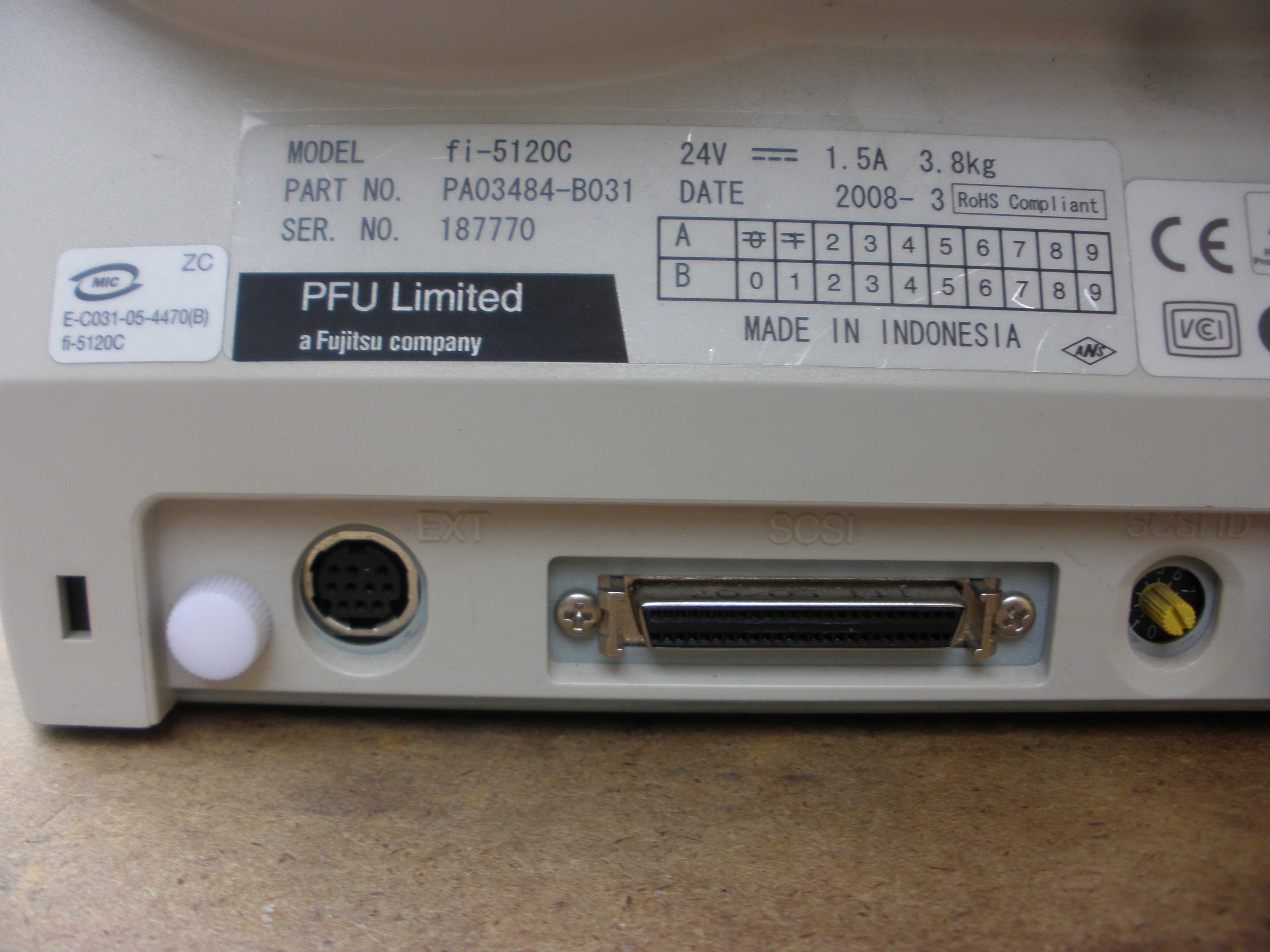 Scaner Fujitsu fi 5120c