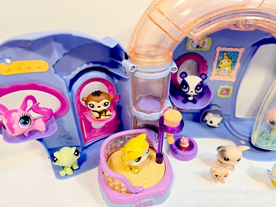 LITTLEST PET SHOP - Domek z Rurą dla Lps + Figurki Lps