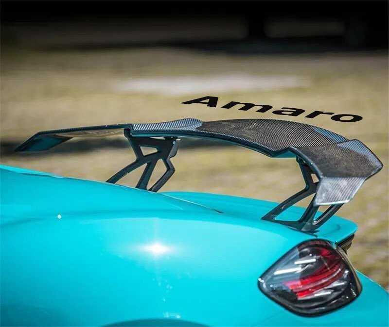 Aileron/Spoiler Traseiro Preto (Porsche Cayman, Boxster, 718, 981|NOVO