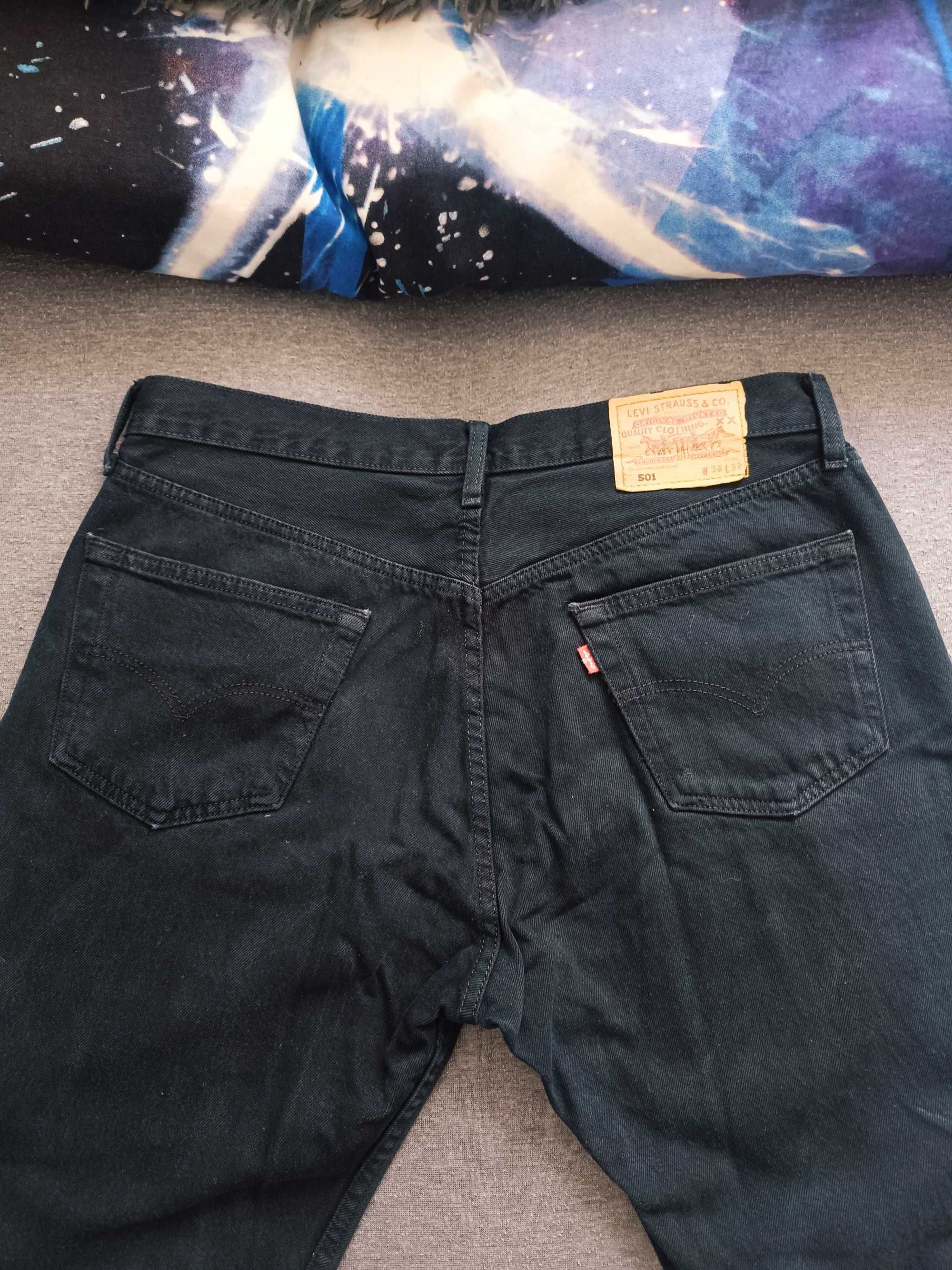 Oryginalne spodnie marki Levi’s Strauss W36L32 idealne dla chłopaka :)