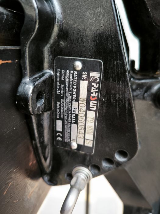 Лодочный мотор Parsun 9.8, 2017.