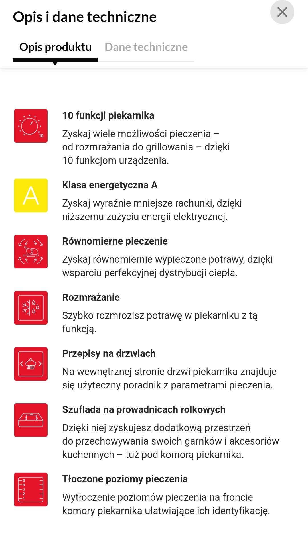 Kuchenka wolnostojąca z piekarnikiem i indukcją