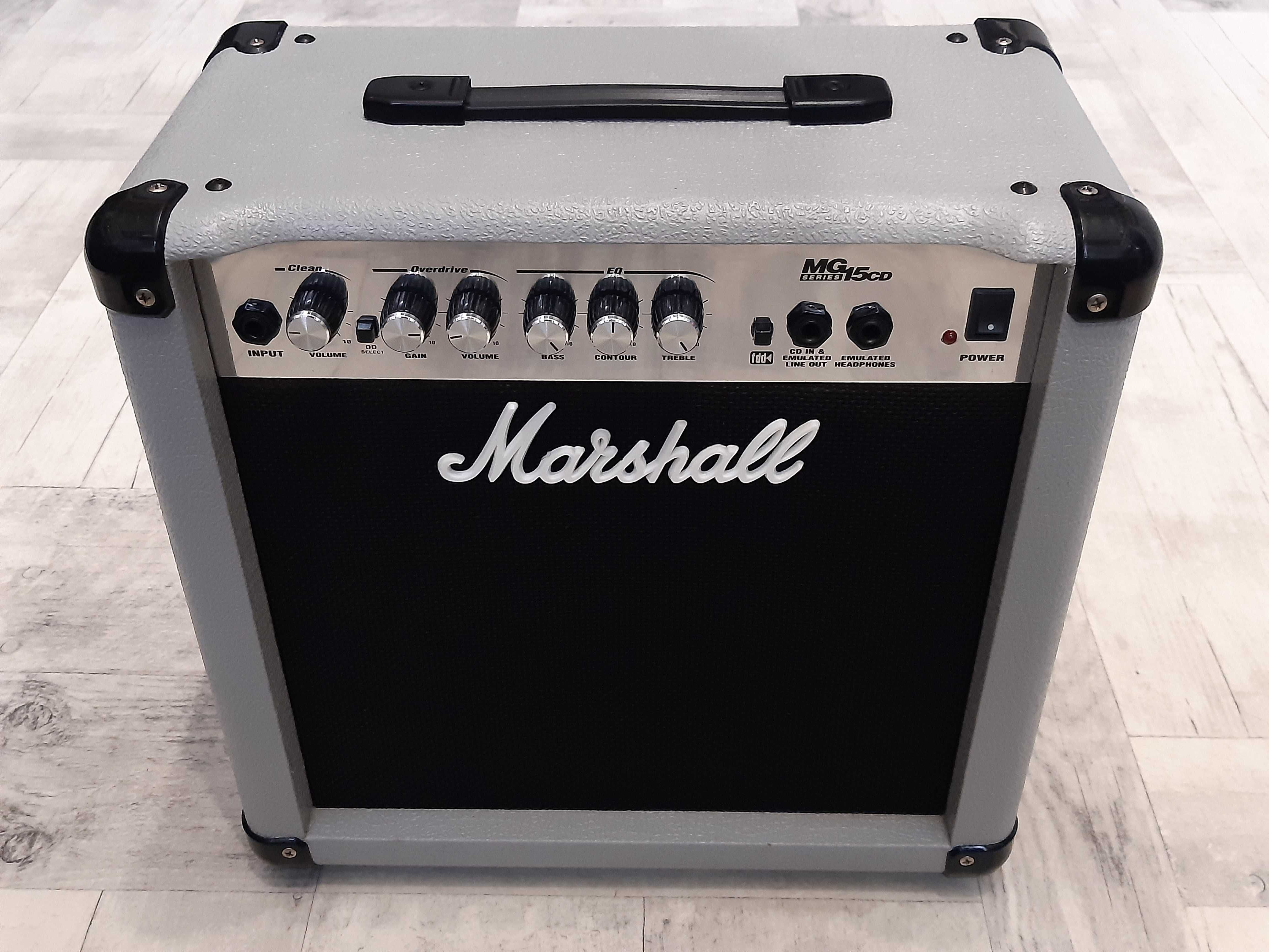 Wzmacniacz Gitarowy Marshall MG15CD Limited Edition Silver-lub Zamiana