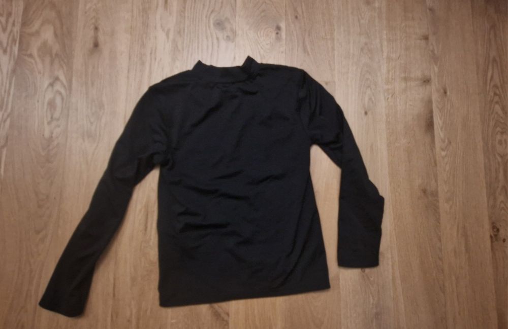 Koszulka bluzka termoaktywna Crane 146 152 półgolf czarna zimowa