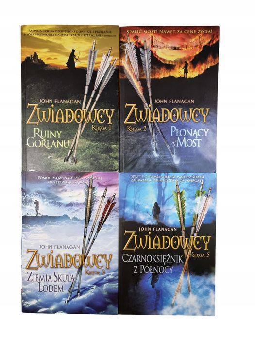 Zwiadowcy 1-3 + 5 / John Flanagan