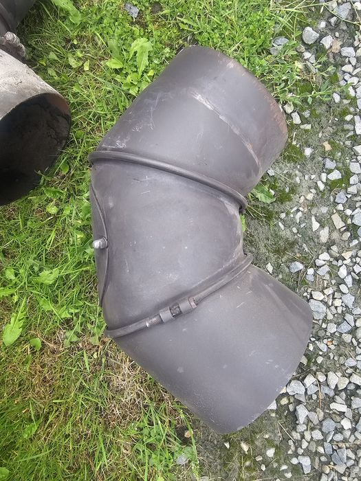 Zestaw łącznik między kotłem a kominem (czopuch)