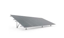 Aluminiowa konstrukcja na grunt 2 x 8 modułów pionowo fotowoltaika