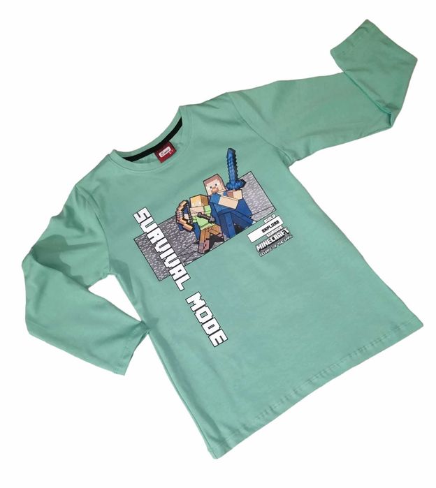 Bluzka Minecraft Khaki rozmiar 122, 128, 134, 140