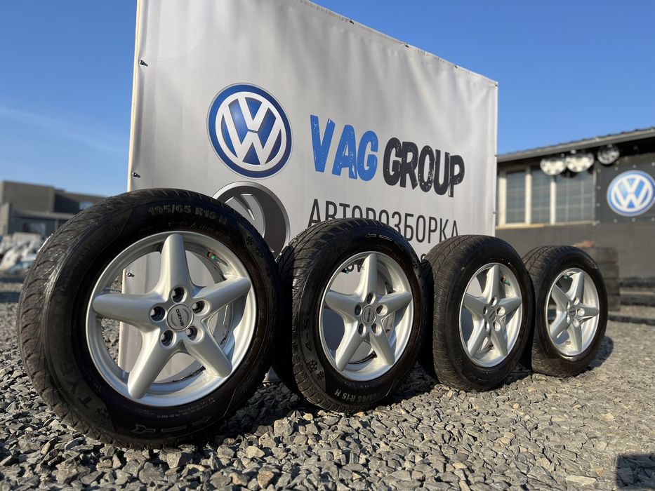 Диски R15 5x112 гольф 5,6,Golf plus,плюс,тоуран,пасат,диски,резина