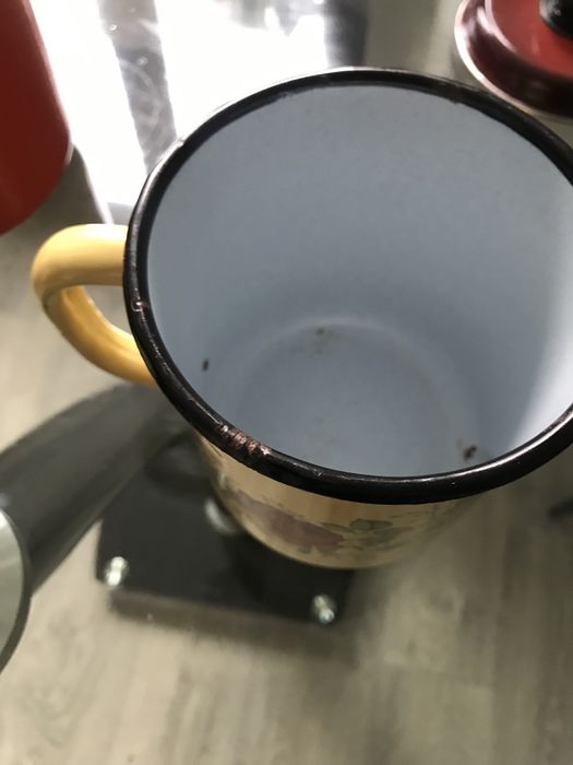 Кружка эмалированная СССР. 1 литр.