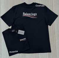 T- shirt Balenciaga preta