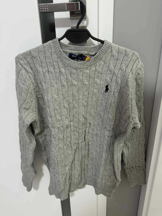 Szary Sweter Ralph Lauren Polo M – Nowy