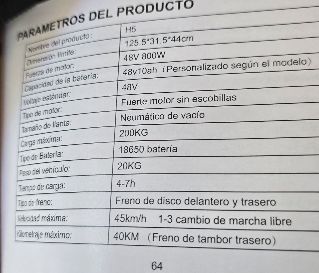 Vendo 1 Trotinete eléctrica impecável e nova em Santarém