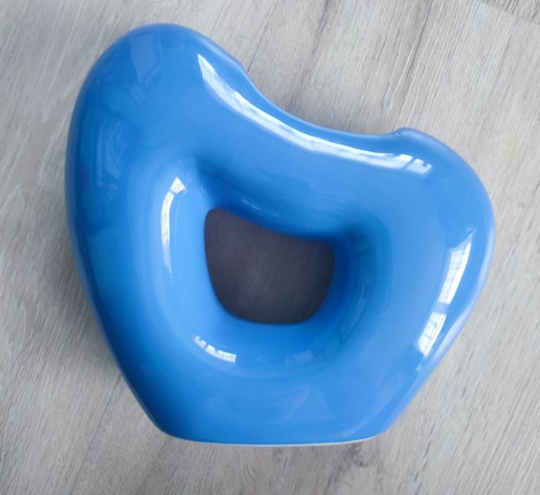 Wazon/dekoracja niebieskie serce