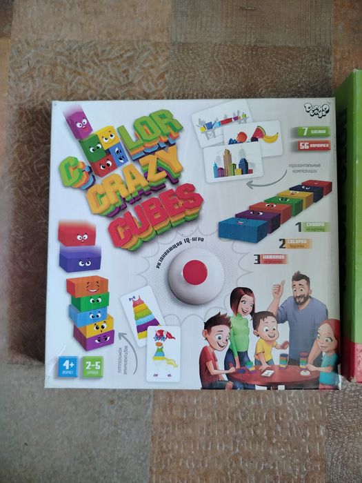 Настільні ігри: лото,крейзі кубики, уно