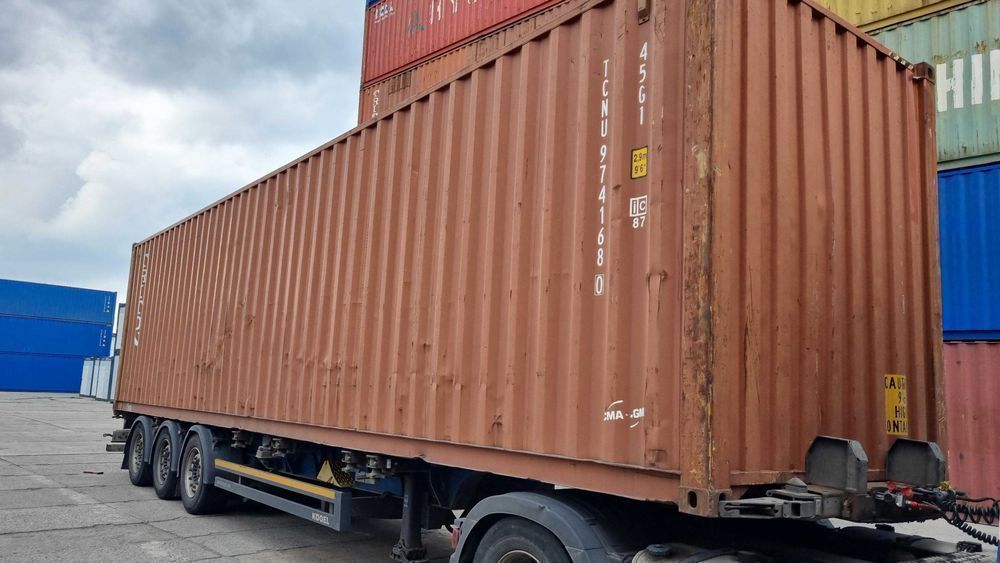 Kontener morski 40’HC 12m używany | kontener magazynowy DOSTAWA /NJ