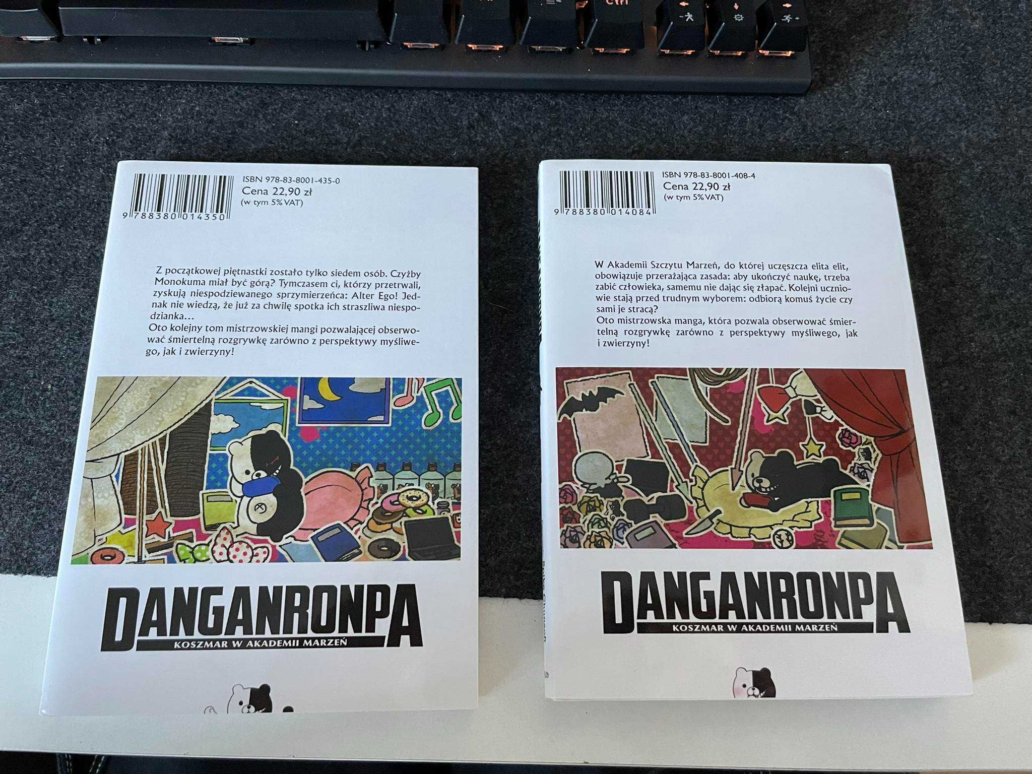 Mangi Danganronpa tomy 1 i 2
