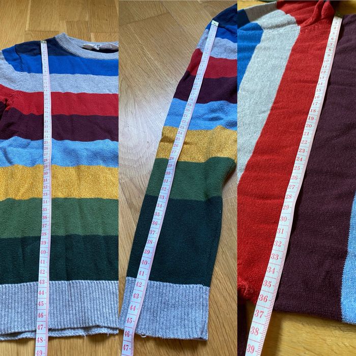 Bawełniany sweterek w paski 122/128 H&M