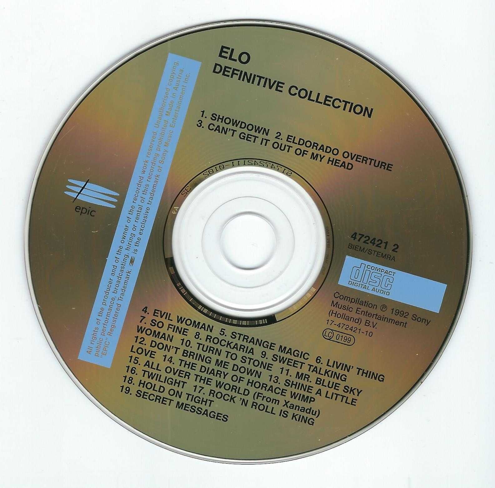 CD Electric Light Orchestra - Definitive Collection (1998)