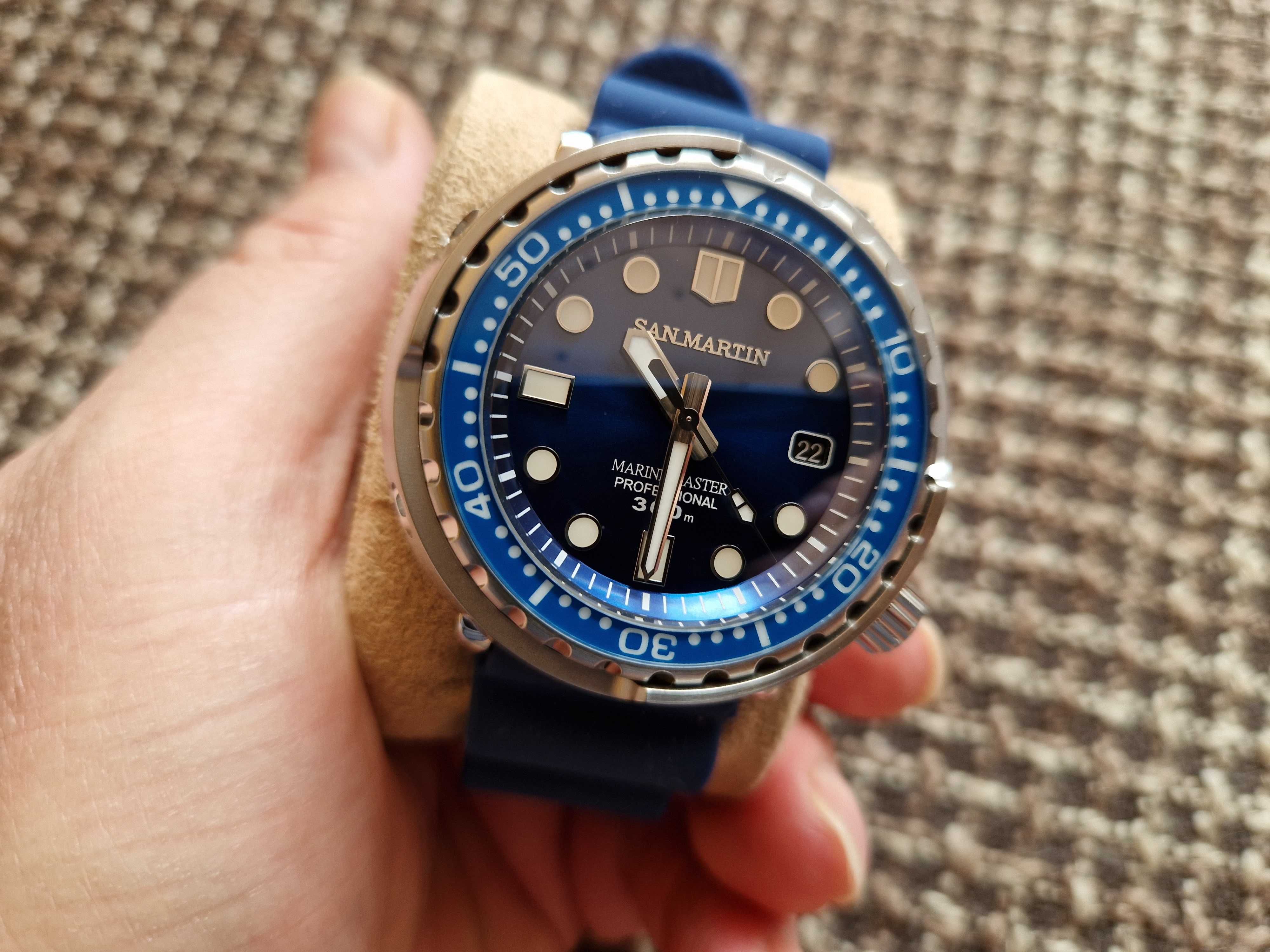Nowy zegarek  San Martin wzór Tuńczyk 44mm