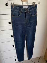 NOWE spodnie jeansy Reserved wysoki stan slim rozm 34 XS
