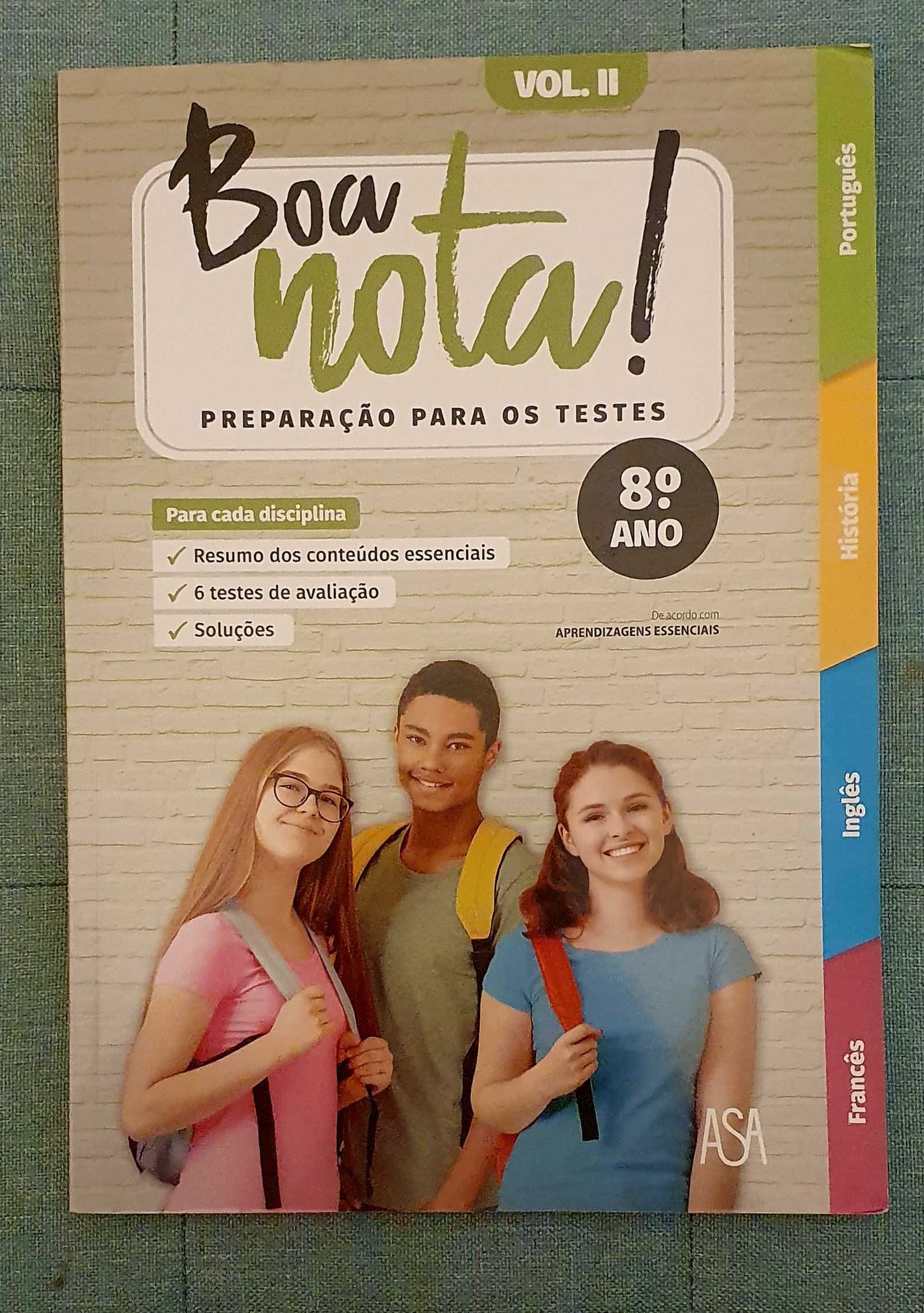 Manuais de preparação para os testes do 8º ano - 2 volumes