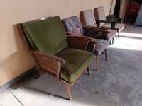Fotele do renowacji, PRL, vintage