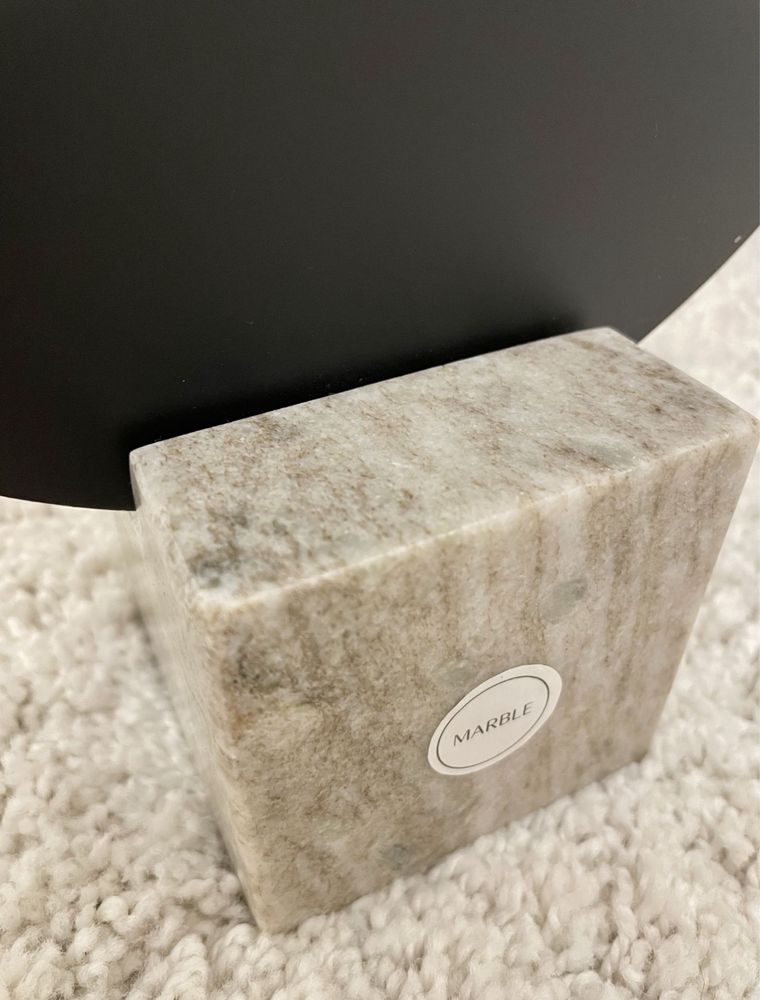 Nowe lusterko z podstawka h&m home stojace marmur lustro kamien