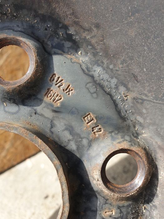 2 Koła Felgi stalowe 16 cali 205/55/16 5x112 Vw Audi