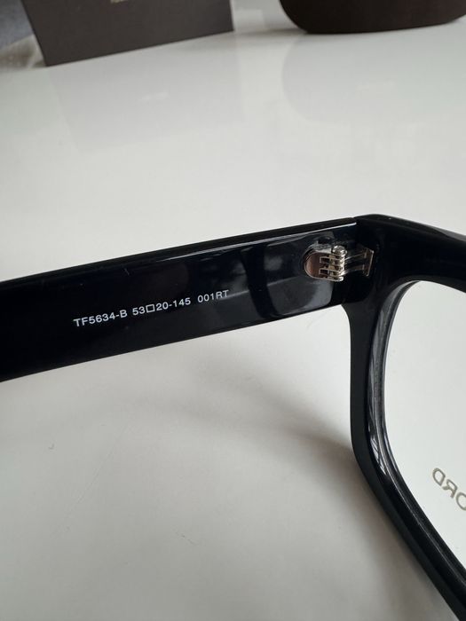 Tom Ford TF5634-B okulary korekcyjne czarne