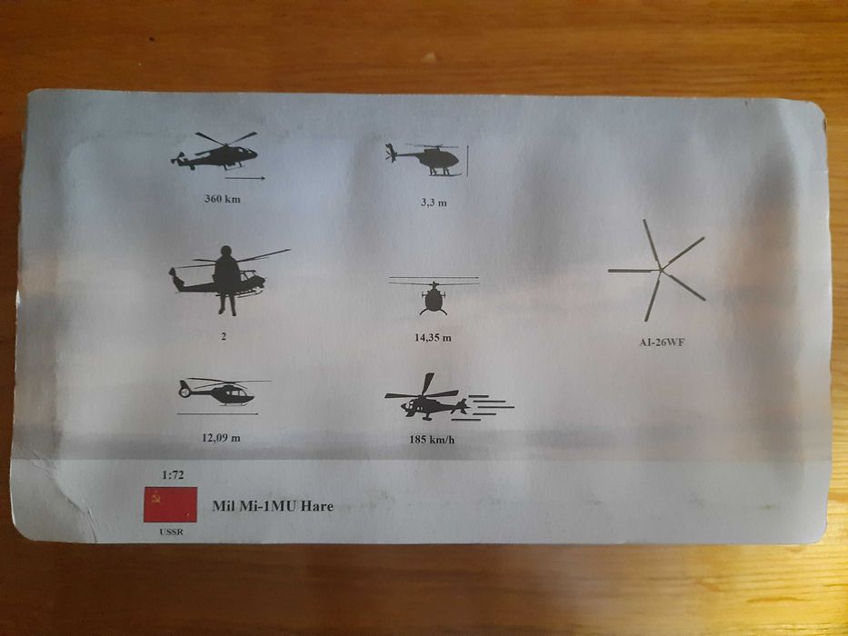 Model kolekcjonerski Amer Com Mil Mi-1MU Hare 1/72