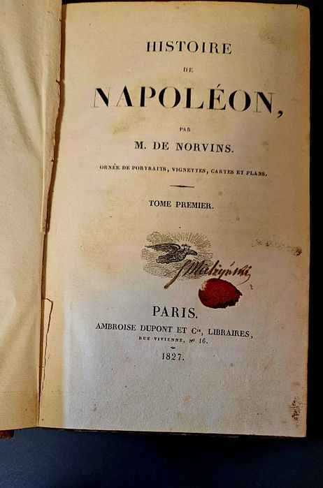 Sprzedam antyczne książki "Historia Napoleona"