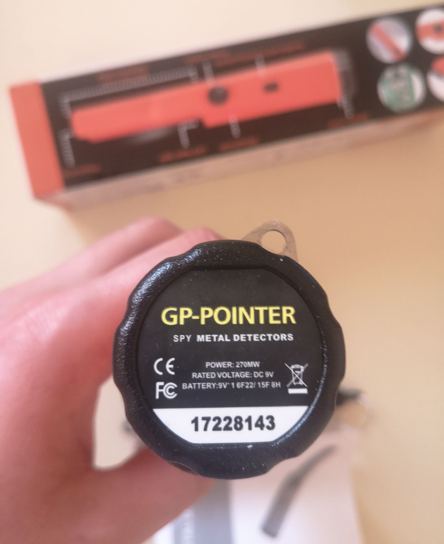 Пинпоинтер GP Pointer ручной металлоискатель (батарейка в комплекте)