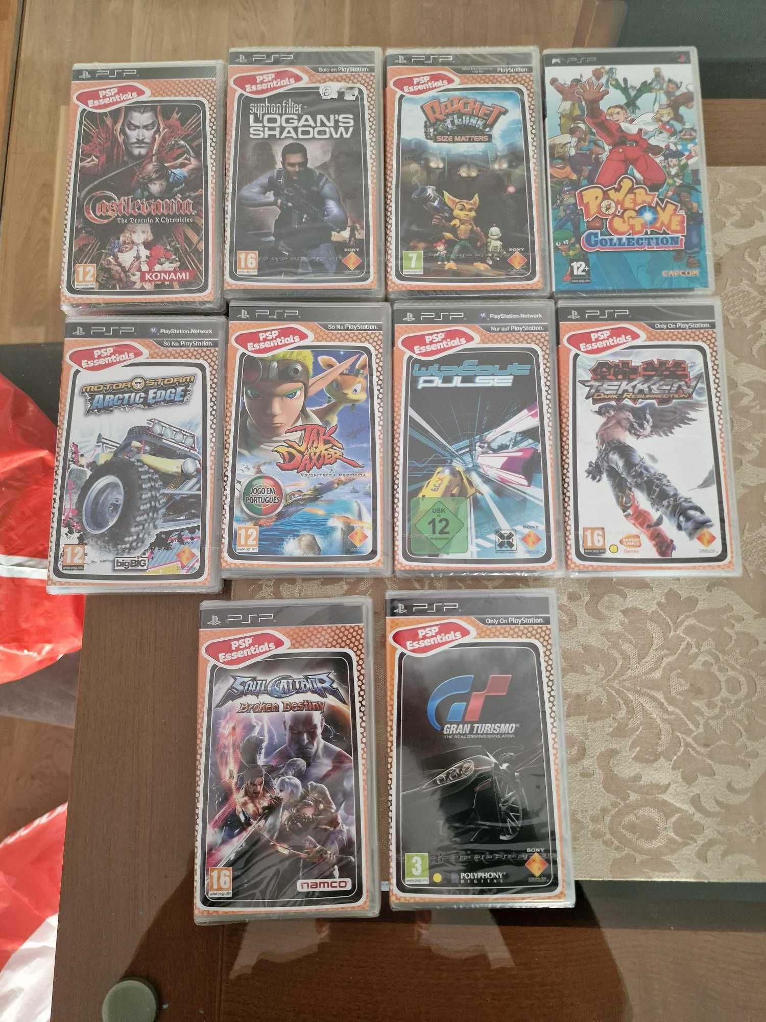 Consola PSP ver. 3000 e jogos