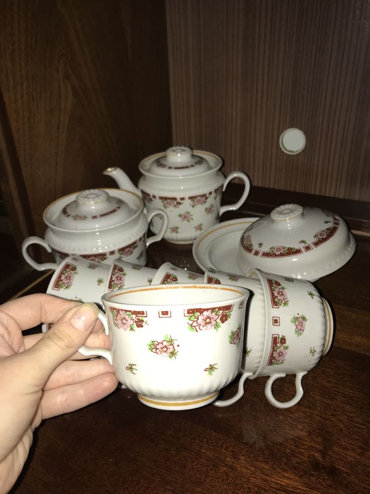Ретро набір для чаю з кераміки